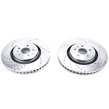 Load image into Gallery viewer, Power Stop 19-22 Lincoln Nautilus Rear Drilled &amp; Slotted Rotor (Pair)