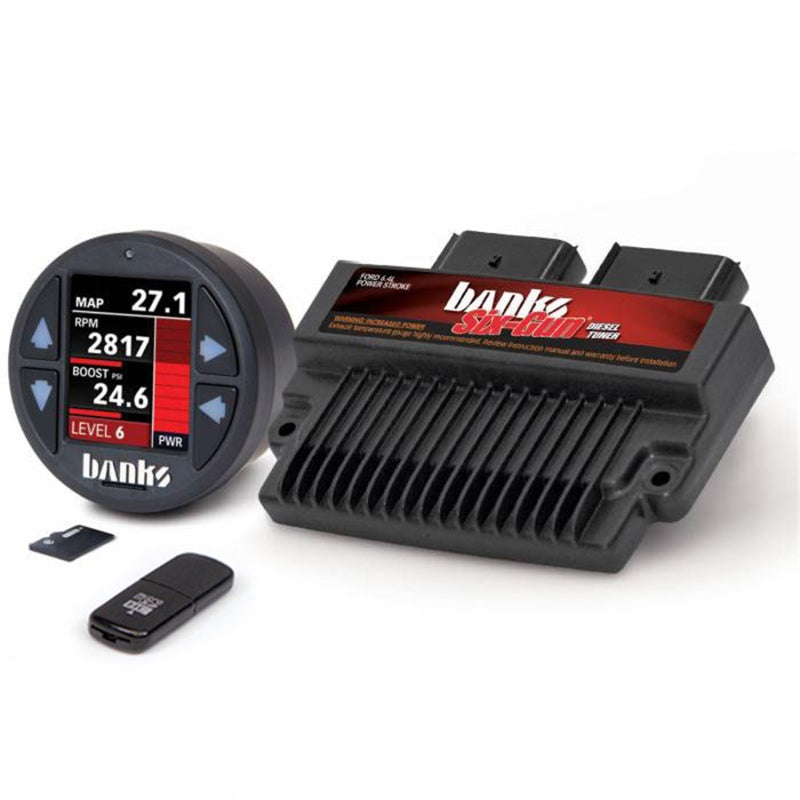 Banks 07-10 Chevy/GMC 2500/3500 6.6L LMM Six-Gun Diesel Tuner w/ iDash-1.8 DataMonster