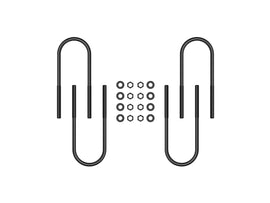 ICON 99-10 Ford F-250/F-350 Rear 12in U-Bolt Kit