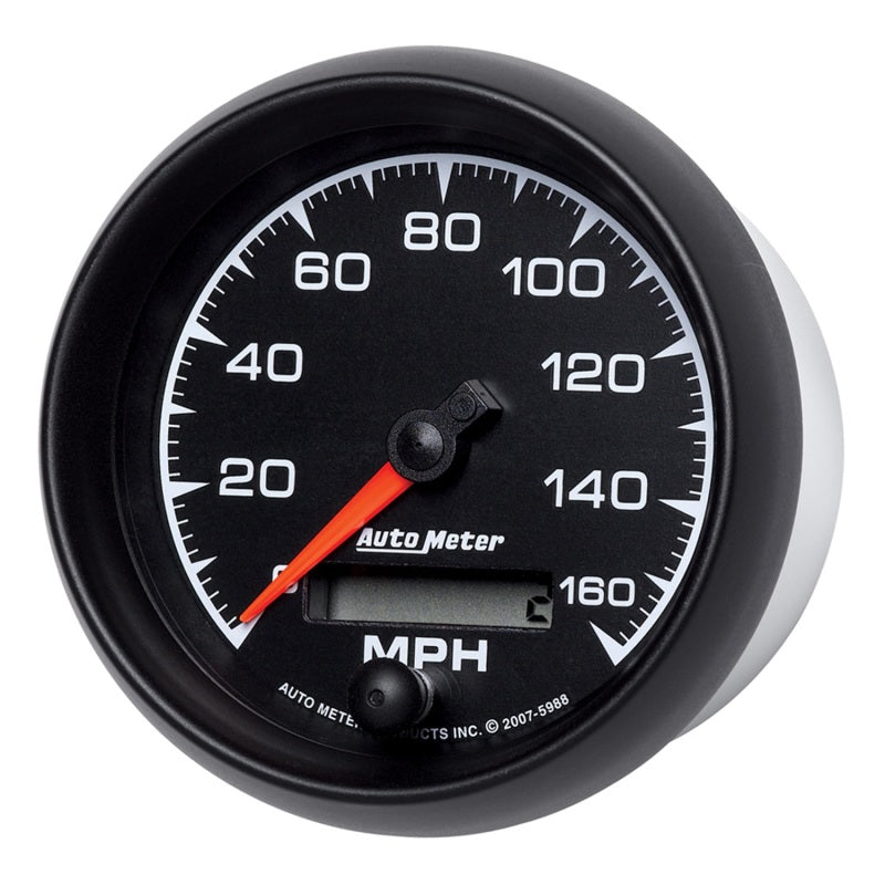 Autometer ES 85.7mm In-Dash Speedometer Elec. Programmable 160mph Gauge