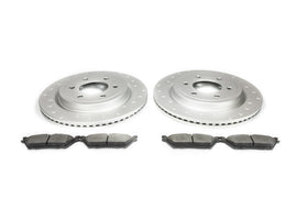 Alcon 19-20 Raptor/ 18-20 F-150 Pad & Rotor Kit (Use with Stock Calipers) w/ Elect Park Brake - Rear