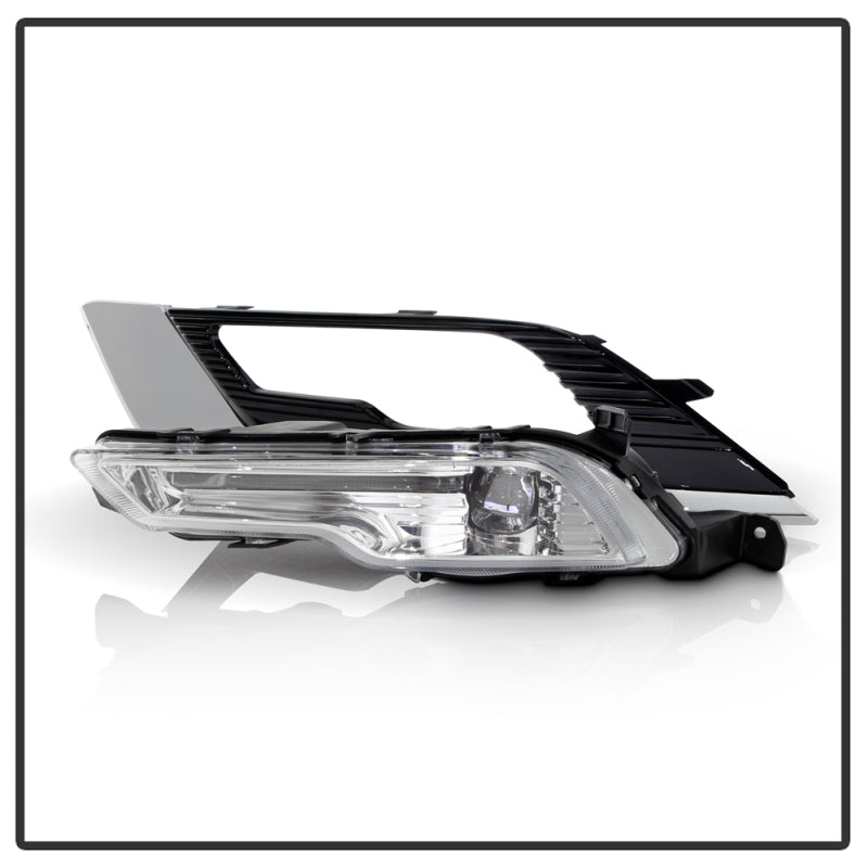 Spyder 17-18 Ford Fusion OEM Full LED Fog Lights w/Switch - Clear (FL-FFUS17-LED-C)