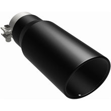 Load image into Gallery viewer, MagnaFlow Tip Stainless Black Coated Single Wall Round Single Outlet 5in Dia 3.5in Inlet 14.5in L
