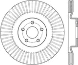 StopTech Sport Slotted 16-18 Ford Focus RS Front Left CRYO Rotor