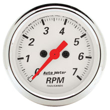 Load image into Gallery viewer, Autometer Arctic White 2-1/16in 7k RPM In-Dash Tachometer