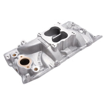 Load image into Gallery viewer, Edelbrock Manifold Marine RPM Chevy Big Block Oval Port w/ Brass