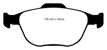 Load image into Gallery viewer, EBC 02-04 Ford Focus 2.0 SVT Redstuff Front Brake Pads