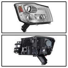 Load image into Gallery viewer, Spyder 04-15 Nissan Titan / 04-07 Nissan Armada V2 Projector Headlights - Chrome PRO-YD-NTI04-DRL-C