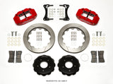 Wilwood Narrow Superlite 4R Front Hat Kit 12.88in Red 2007-Up Jeep Wrangler