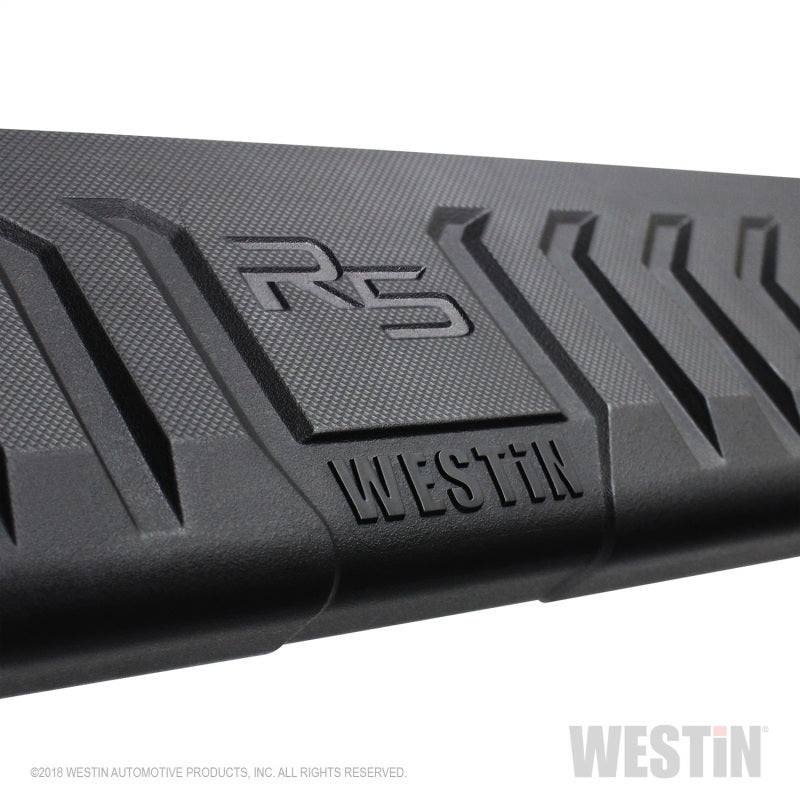 Westin 07-18 Chevrolet Silverado 1500 Crew Cab 5.5ft Bed R5 M-Series Nerf Step Bars - Black