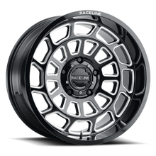 Load image into Gallery viewer, Raceline 955M Warp 20x9in / 6x139.7 BP / 0mm Offset / 106.1mm Bore - Satin Black &amp; Milled Wheel