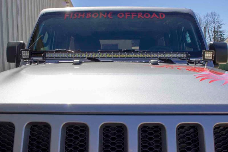 Fishbone Offroad 2018+ Jeep Wrangler JL Cowl Light Bracket