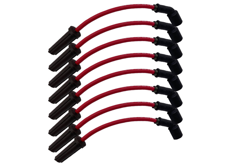 Granatelli 14-23 GM L83 5.3L/L86 6.2L Straight Boot Hi-Perf Coil-Near-Plug Wire Conn Kit - Red