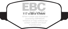 Load image into Gallery viewer, EBC 11-14 Ford Edge 2.0 Turbo Redstuff Rear Brake Pads