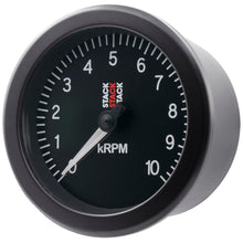 Load image into Gallery viewer, Autometer Stack Sport 88mm 0-10K RPM Tachometer - Black