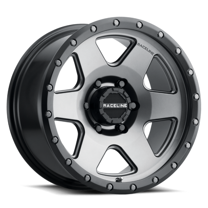 Raceline 946G Boost 18x9in / 5x139.7 BP / -12mm Offset / 107.95mm Bore - Gunmetal Wheel