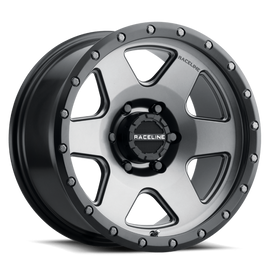 Raceline 946G Boost 17x9in / 6x139.7 BP / 0mm Offset / 107.95mm Bore - Gunmetal Wheel