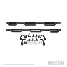 Load image into Gallery viewer, Westin 14-18 Chevrolet Silverado 1500 DC 6.5ft Bed HDX Drop W2W Nerf Step Bars - Tex. Blk