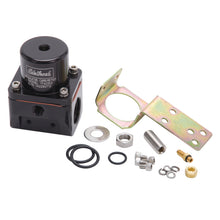 Load image into Gallery viewer, Edelbrock Fuel Pressure Regulator Carbureted 180 GPH 5-10 PSI -10 In/Out -6 Return Black