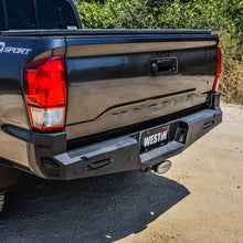 Load image into Gallery viewer, Westin 16-20 Toyota Tacoma Pro-Series Rear Bumper - Textured Black