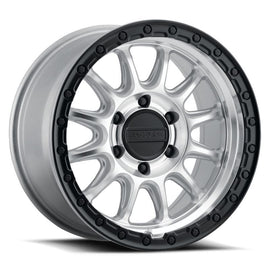 Raceline 960MB Alpha 17x8.5in / 6X139.7 BP / 0mm Offset / 106.1mm Bore - Machined w/Black Ring