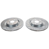 Power Stop 19-21 Subaru Forester Front Evolution Drilled & Slotted Rotors - Pair