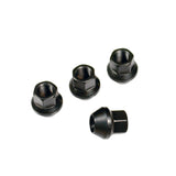 Rays 17 Hex Racing Nut L25 Short Type 12x1.25 - Black (4 Pieces)