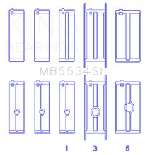 Load image into Gallery viewer, King Chrysler/Jeep 318ci (Size STD) Main Bearing Set