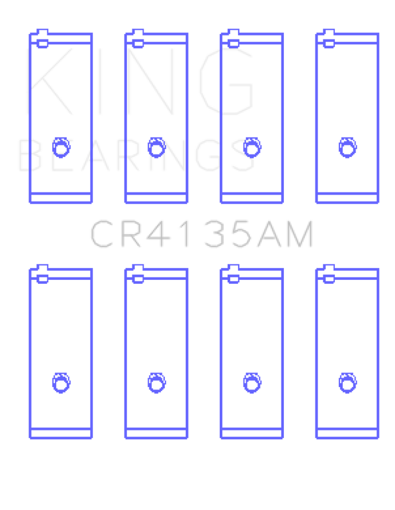 King Engine Bearings 85-01 Toyota 5SFE L4 DOHC 16 Valves (Size +0.75) Rod Bearing Set