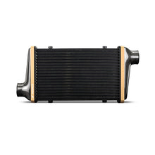 Load image into Gallery viewer, Mishimoto Universal Carbon Fiber Intercooler - Gloss Tanks - 600mm Black Core - S-Flow - BL V-Band