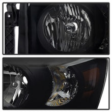 Load image into Gallery viewer, Xtune Dodge Ram 1500 06-08 Amber Crystal Headlights Black Smoked HD-JH-DR06-AM-BSM