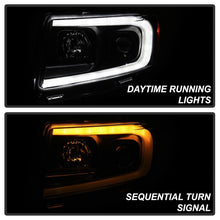 Load image into Gallery viewer, Spyder 11-13 Jeep Grand Cherokee - Light Bar Proj Headlights - Halo Model - Blk - PRO-YD-JGC11-LB-BK