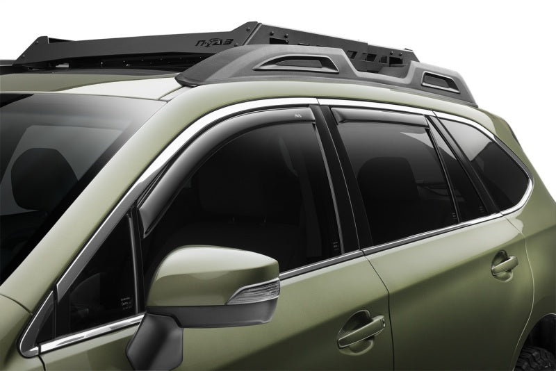 AVS 19-24 Subaru Ascent Ventvisor Front & Rear Window Deflectors 4pc - Smoke