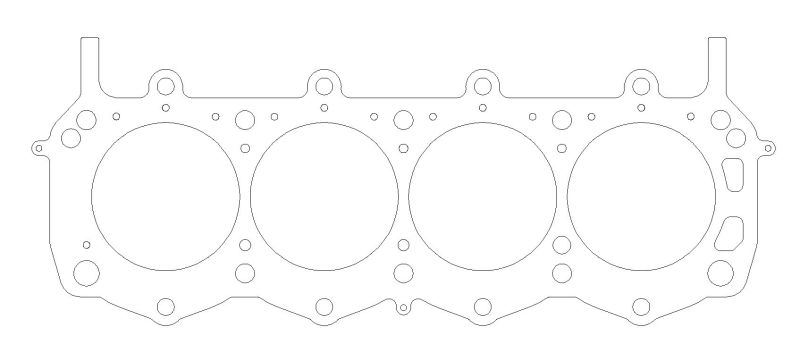 Cometic Ford Man-O-War 4.155in Bore .040 inch MLS-6 Bolt 10 Degree Head Gasket