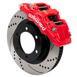 Wilwood 19-22 Ford Ranger Aerolite 6R Kit 6 x 5.50in Hub - 13.38in Drilled & Slotted Rotor - Red