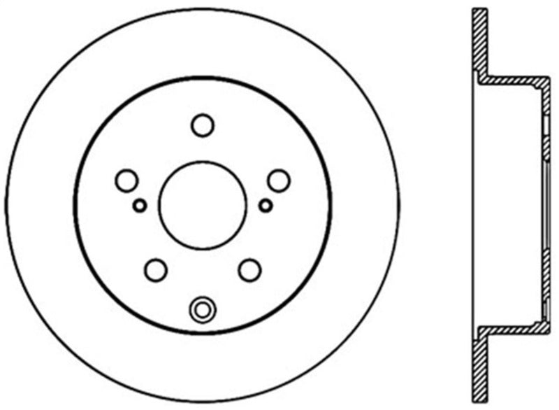 StopTech Sport Drilled & Slotted Rotor - Rear Left