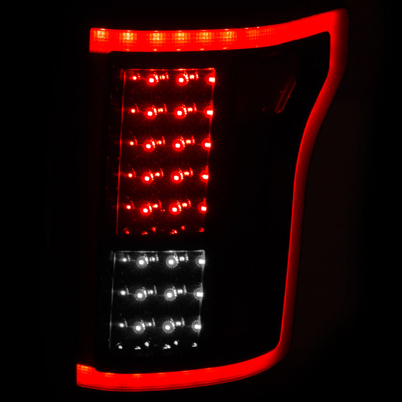 ANZO 2015-2016 Ford F-150 LED Taillights Black