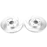 Power Stop 14-19 Nissan Rogue Front Evolution Drilled & Slotted Rotors - Pair