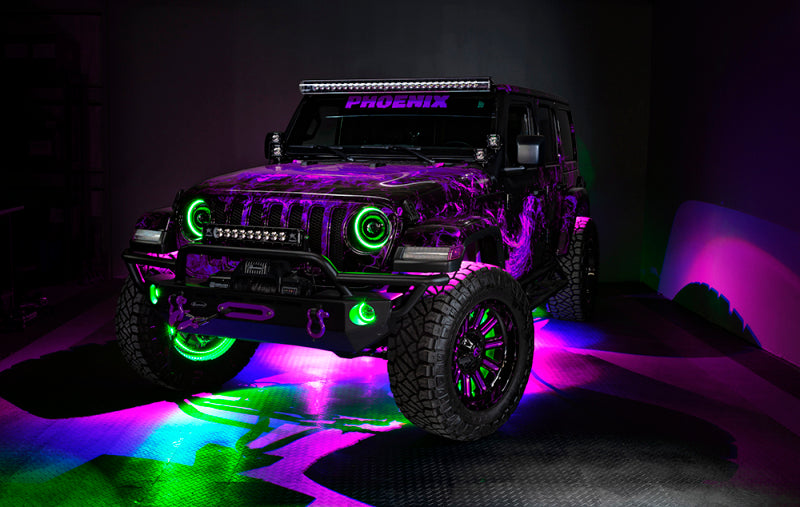 Oracle Oculus Bi-LED Projector Headlights for Jeep JL/Gladiator JT - w/ Simple Cntrl
