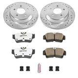 Power Stop 94-99 Ford Mustang Rear Z26 Street Warrior Brake Kit