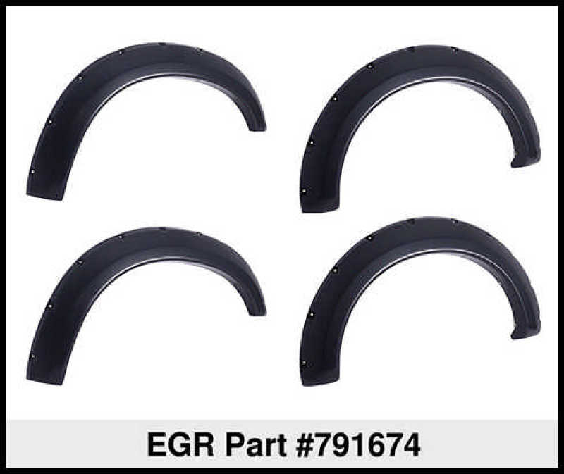 EGR 14+ Chev Silverado 5ft Bed Bolt-On Look Fender Flares - Set