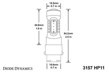 Load image into Gallery viewer, Diode Dynamics 3157 LED Bulb HP11 LED - Amber Set of 6