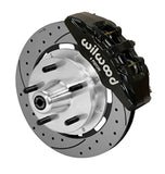 Wilwood Forged Dynapro Big Brake Kit - 5x5 Hub/12.19in Drilled & Slotted Rotor/ Black Caliper- Front