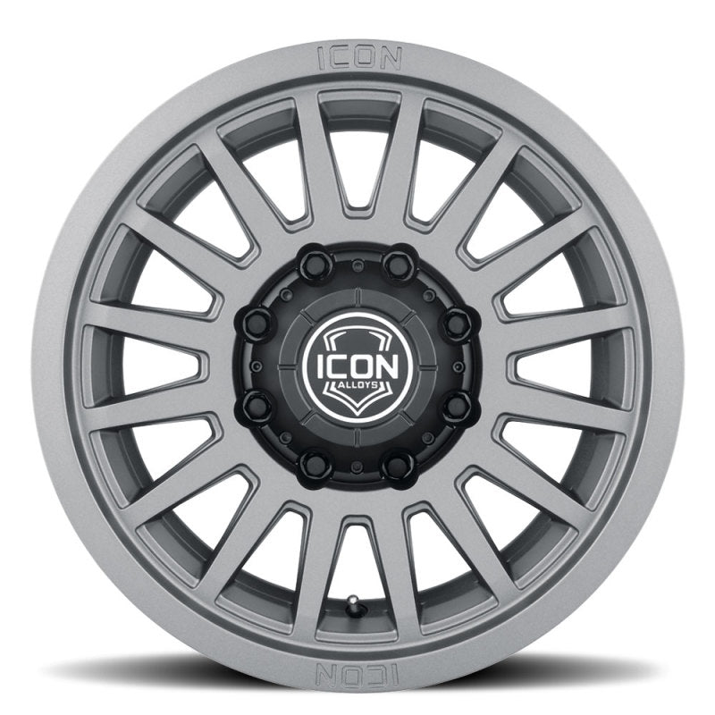 ICON Recon SLX 18x9 8x6.5 BP 12mm Offset 5.5in BS 121.4mm Hub Bore Charcoal Wheel