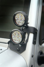 Load image into Gallery viewer, Rugged Ridge 07-18 Jeep Wrangler JK Textured Black A Pillar Light Mount