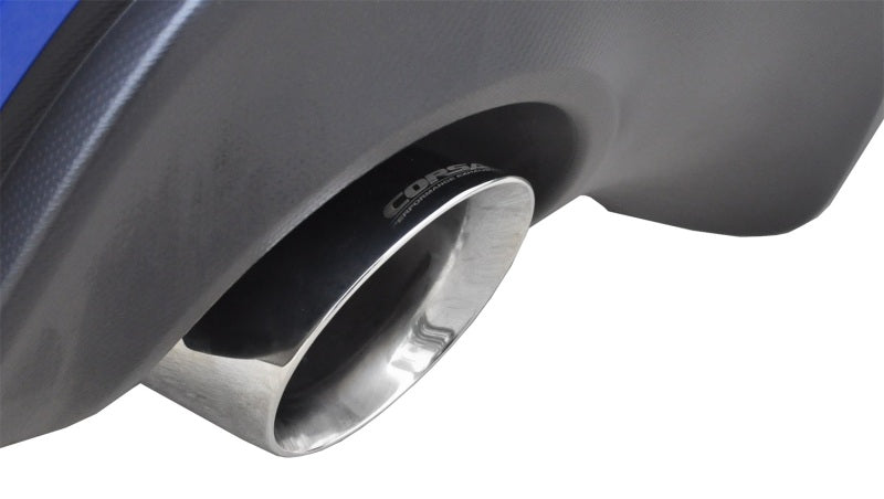 Corsa 2012-2020 Scion FRS / Subaru BRZ Polished Sport Cat-Back Exhaust