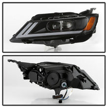 Load image into Gallery viewer, xTune 14-18 Chevy Impala (Excl Limited) DRL Halogen Projector Headlights - Blk (PRO-JH-CIM15-LB-BK)