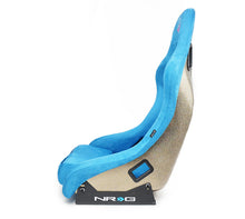 Load image into Gallery viewer, NRG FRP Bucket Seat ULTRA Edition - Medium (Blue Alcantara/Pearlized Back)