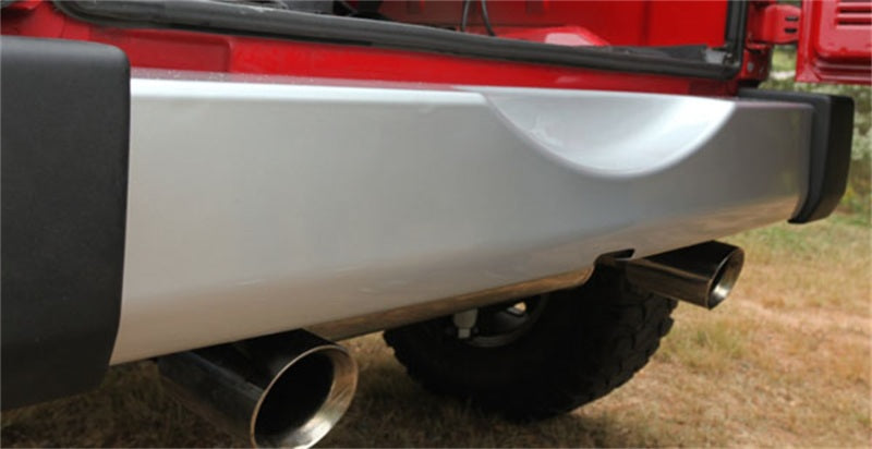 Omix Rear Bumper Applique Silver 07-18 Jeep Wrangler