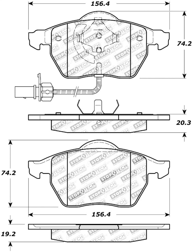 StopTech Street Touring Brake Pads